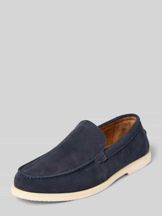 Zdjęcie produktu Loafersy z naturalnej skóry model 'OWEN' Selected Granatowy