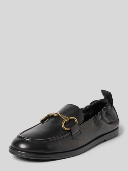 Zdjęcie produktu Loafersy z naturalnej skóry owczej model 'ALVA' Marc O'Polo Czarny