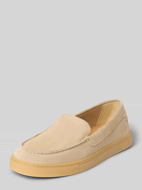 Zdjęcie produktu Loafersy z naturalnej skóry welurowej Model 'KARA 2B' Marc O'Polo Piaskowy