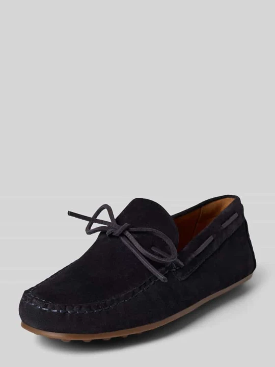 Zdjęcie produktu Loafersy z naturalnej skóry welurowej model 'LARISSA' Vagabond Ciemnoniebieski