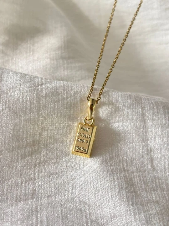Zdjęcie produktu Lodie Silver Naszyjnik z zawieszką - dł. 45 cm rozmiar: onesize złoty