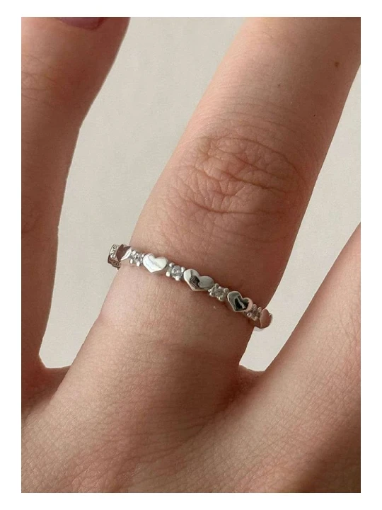 Zdjęcie produktu Lodie Silver Pierścionek z cyrkoniami rozmiar: onesize