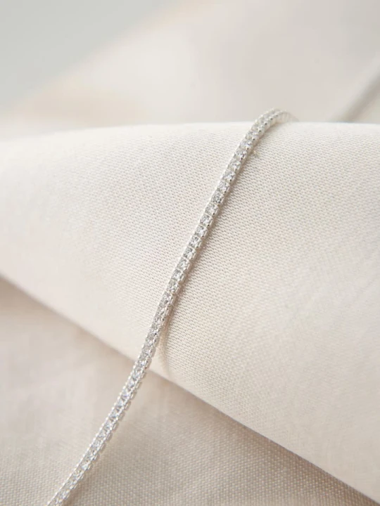Zdjęcie produktu Lodie Silver Srebrna bransoletka z cyrkoniami rozmiar: onesize