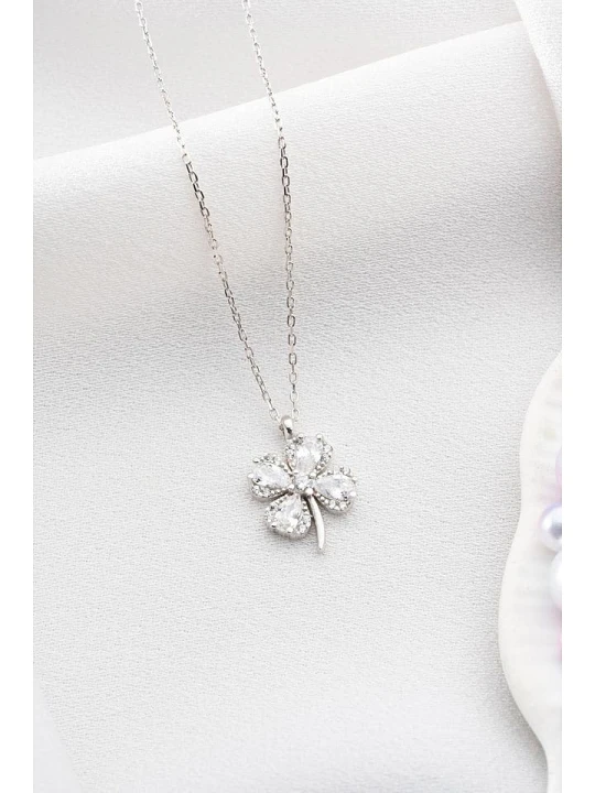 Zdjęcie produktu Lodie Silver Srebrny naszyjnik z zawieszką - dł. 42 cm rozmiar: onesize