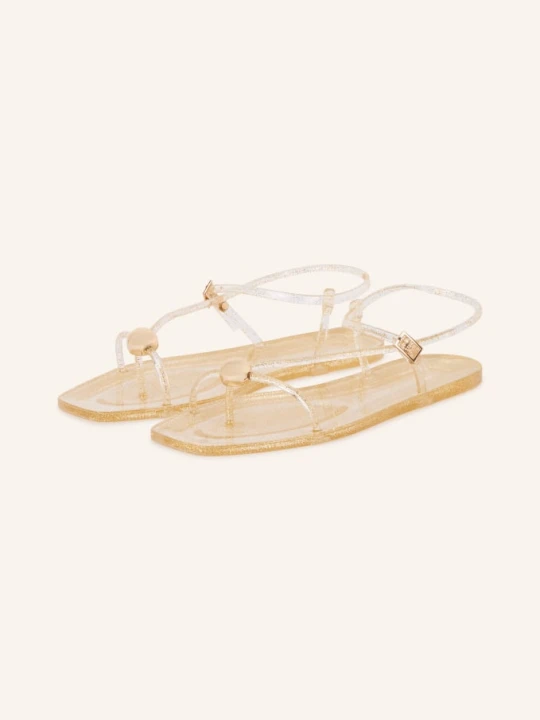 Zdjęcie produktu Loeffler Randall Klapki Dana beige ZŁOTY
