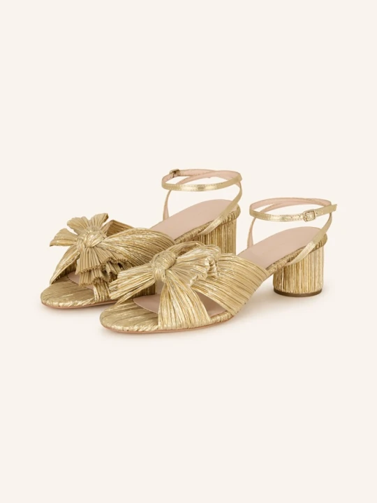 Zdjęcie produktu Loeffler Randall Sandały Na Obcasie Dahlia gold