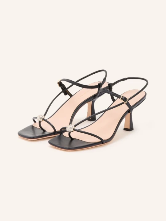 Zdjęcie produktu Loeffler Randall Sandały Triana Z Kamieniami Ozdobnymi schwarz CZARNY