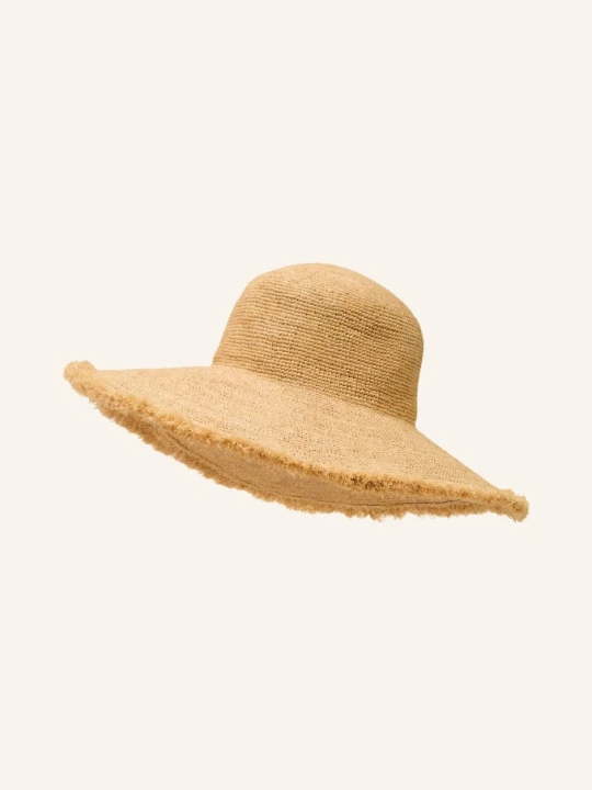 Zdjęcie produktu Loevenich Słomkowy Kapelusz beige JASNOBRĄZOWY