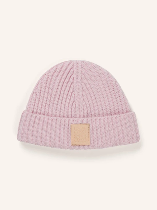 Zdjęcie produktu Loewe Kaszmirowa Czapka rosa JASNORÓŻOWY