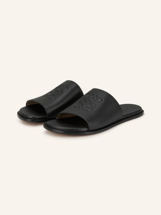 Zdjęcie produktu Loewe Klapki Flex Anagram schwarz CZARNY