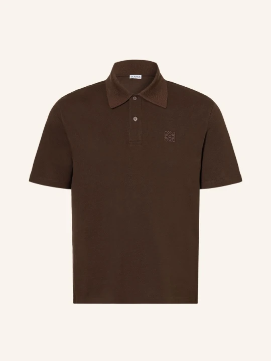 Zdjęcie produktu Loewe Koszulka Polo Z Pikowanym Wzorem braun CIEMNOBRĄZOWY