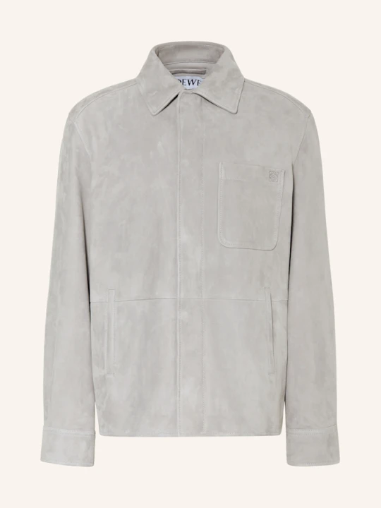 Zdjęcie produktu Loewe Overjacket Ze Skóry grau JASNOCZARY