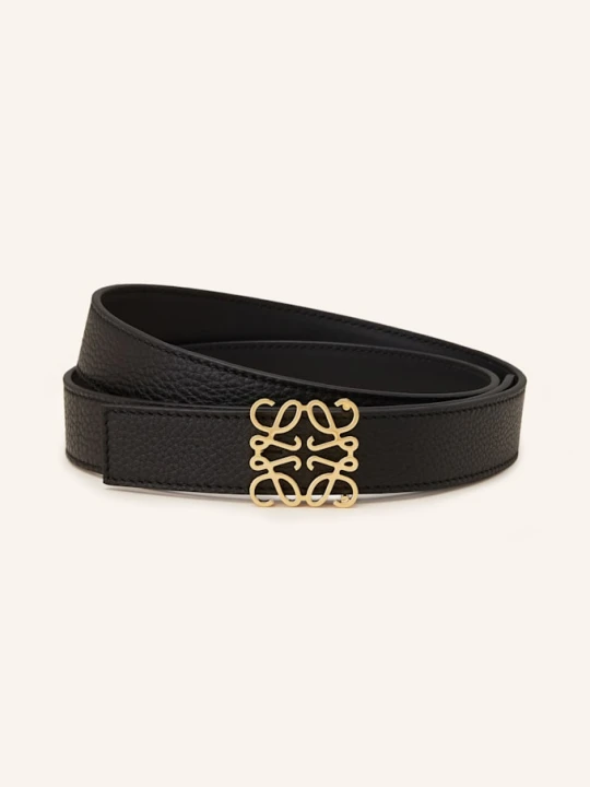Zdjęcie produktu Loewe Pasek Dwustronny Anagram schwarz
