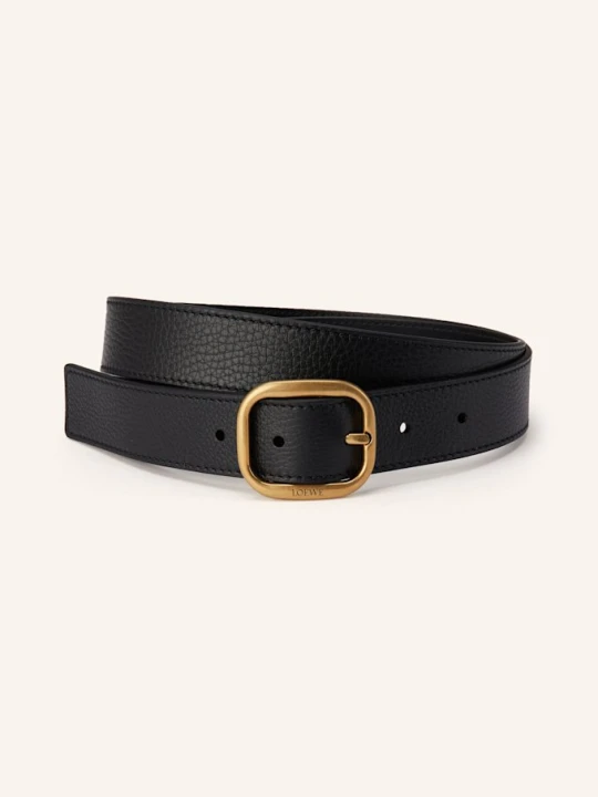 Zdjęcie produktu Loewe Pasek Skórzany schwarz CZARNY