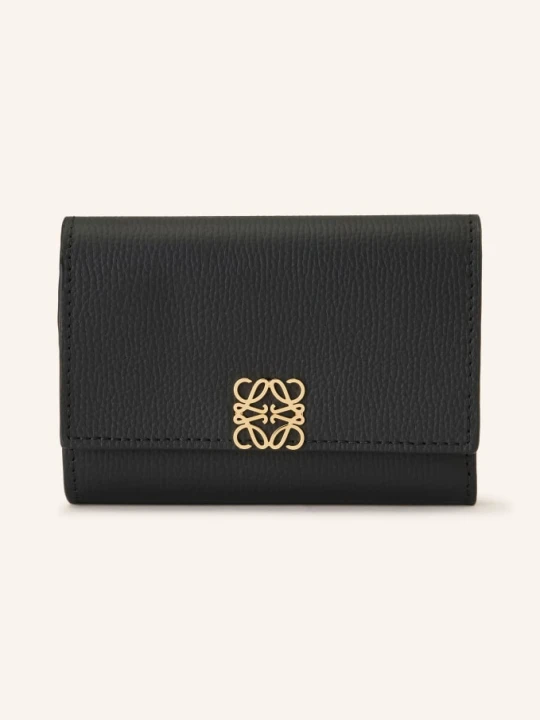 Zdjęcie produktu Loewe Portfel Anagram Small schwarz CZARNY