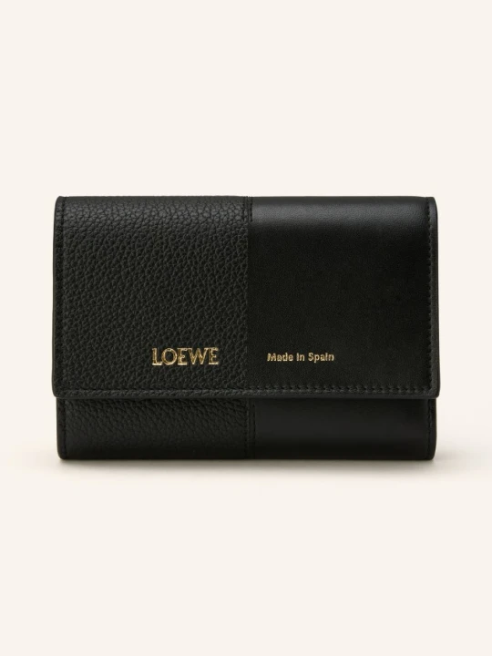 Zdjęcie produktu Loewe Portfel Duet Small Vertical schwarz CZARNY