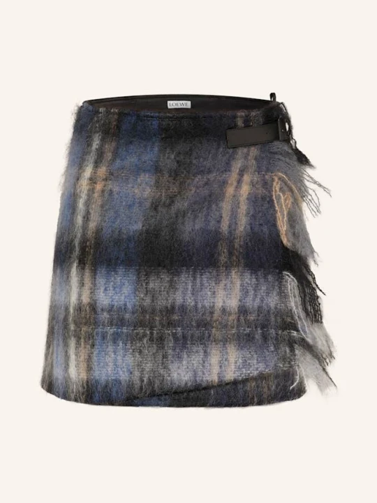 Zdjęcie produktu Loewe Spódnica Kopertowa Z Dodatkiem Moheru blau