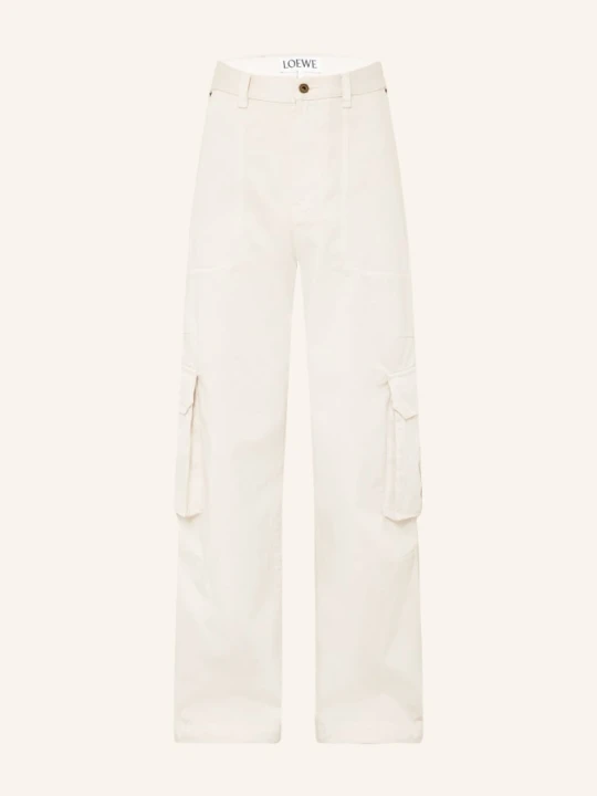 Zdjęcie produktu Loewe Spodnie Cargo Regular Fit weiss ECRU