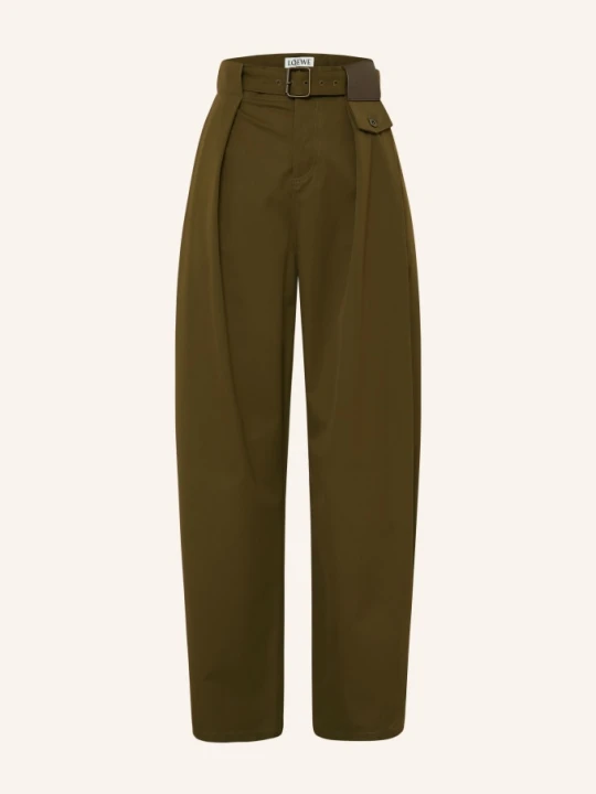 Zdjęcie produktu Loewe Spodnie Z Materiału Typu Marlene gruen KHAKI