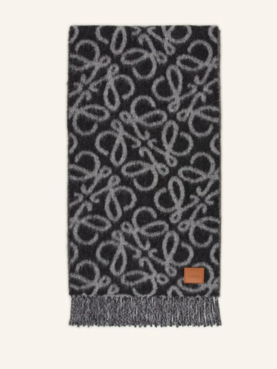 Zdjęcie produktu Loewe Szal Anagram Z Alpaki schwarz