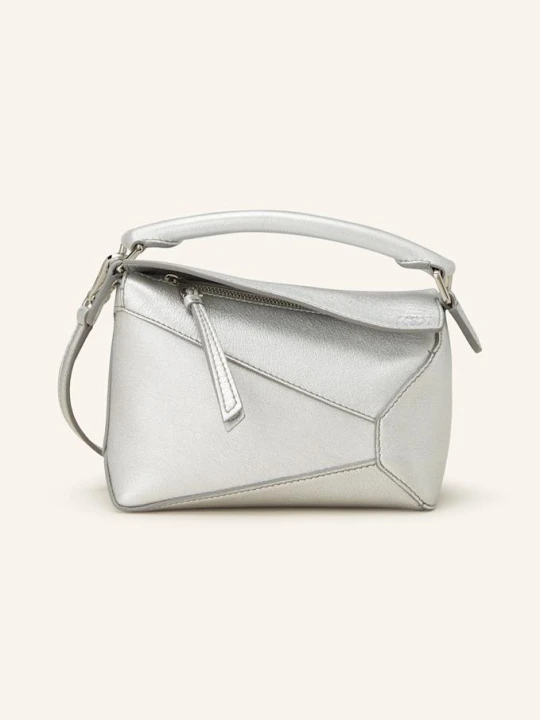 Zdjęcie produktu Loewe Torba Na Ramię Puzzle Edge Mini silber SREBRNY
