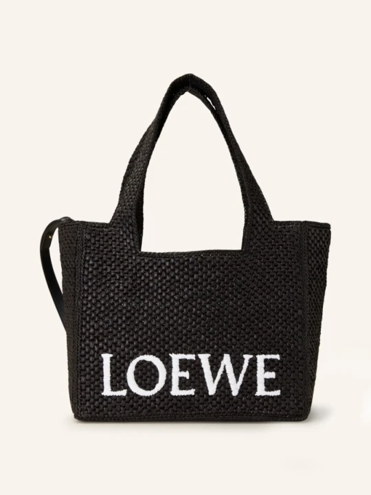 Zdjęcie produktu Loewe Torba Shopper Font Tote Medium schwarz CZARNY