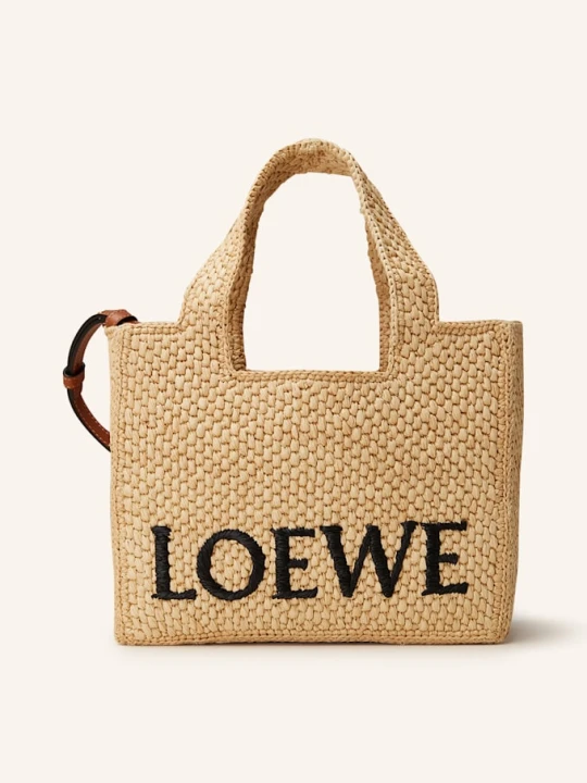 Zdjęcie produktu Loewe Torba Shopper Font Tote Small beige JASNOBRĄZOWY