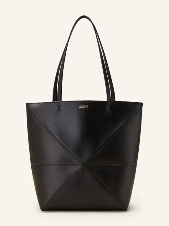 Zdjęcie produktu Loewe Torba Shopper Puzzle Fold schwarz CZARNY