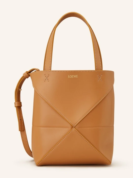 Zdjęcie produktu Loewe Torebka Puzzle Tote Mini beige JASNOBRĄZOWY
