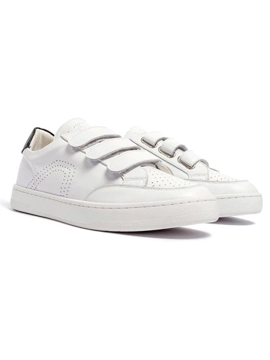 Zdjęcie produktu loft37 Skórzane sneakersy "Hold On" w kolorze białym rozmiar: 40