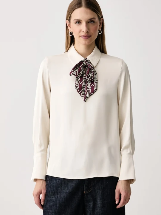 Zdjęcie produktu Lola Casademunt bluzka damska satynowa beżowy