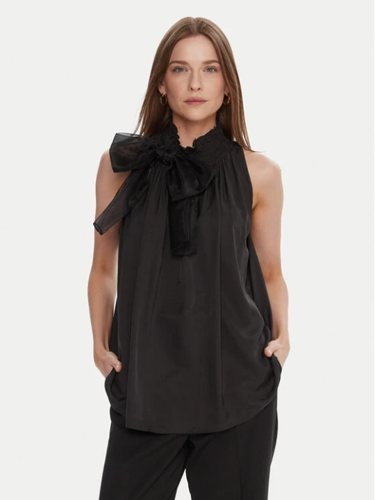Zdjęcie produktu LOLA CASADEMUNT Bluzka LF2515016 Czarny Regular Fit