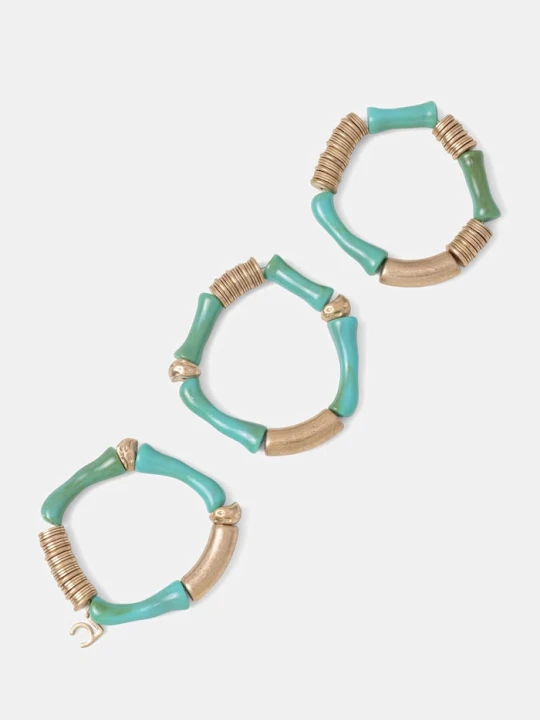 Zdjęcie produktu Lola Casademunt bransoletki 3-pack zielony