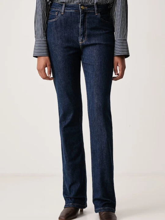 Zdjęcie produktu Lola Casademunt jeansy straight damskie granatowy