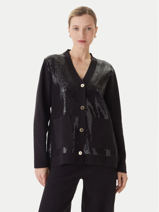 Zdjęcie produktu LOLA CASADEMUNT Kardigan LF2511011 Czarny Regular Fit