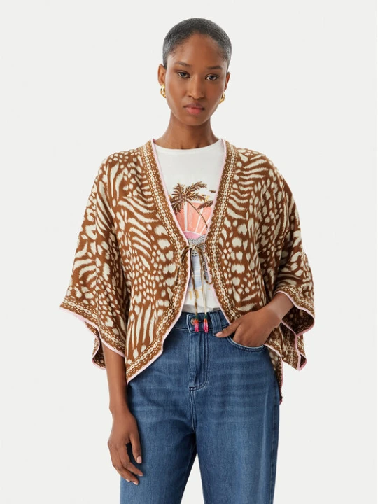 Zdjęcie produktu LOLA CASADEMUNT Kimono LS2602002 Brązowy Regular Fit