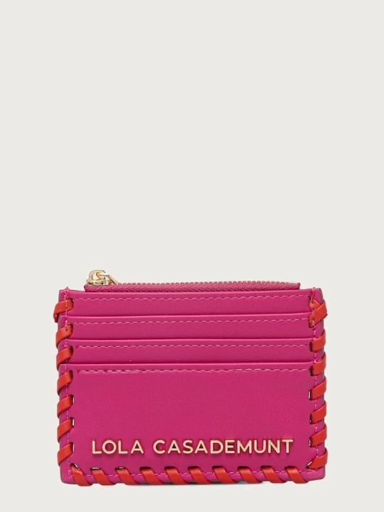 Zdjęcie produktu Lola Casademunt portfel damski z imitacji skóry różowy