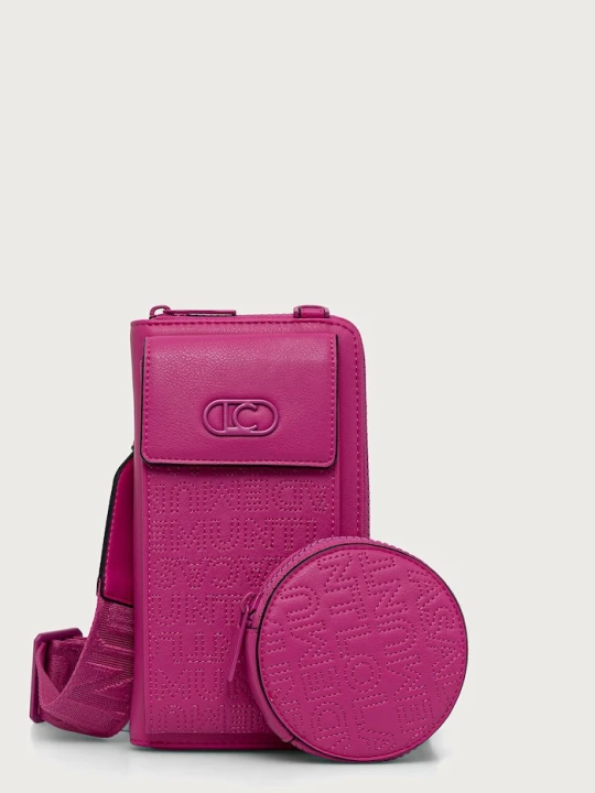 Zdjęcie produktu Lola Casademunt portfel damski z imitacji skóry różowy
