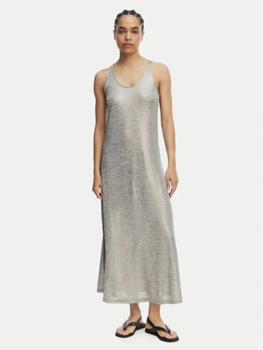 Zdjęcie produktu LOLA CASADEMUNT Sukienka codzienna LS2616083 Srebrny Regular Fit