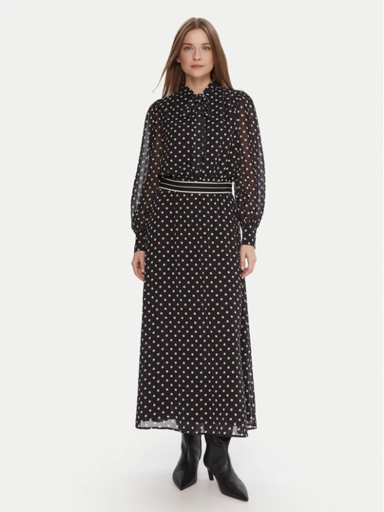 Zdjęcie produktu LOLA CASADEMUNT Sukienka codzienna MF2516006 Czarny Regular Fit