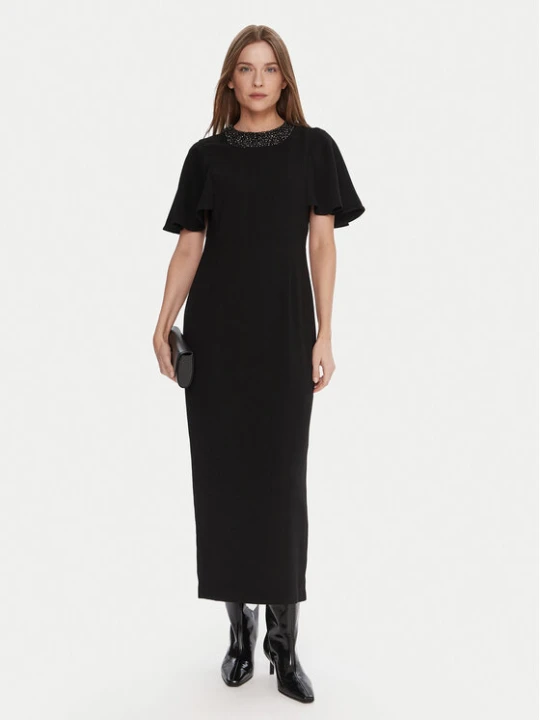 Zdjęcie produktu LOLA CASADEMUNT Sukienka koktajlowa MF2516012 Czarny Regular Fit