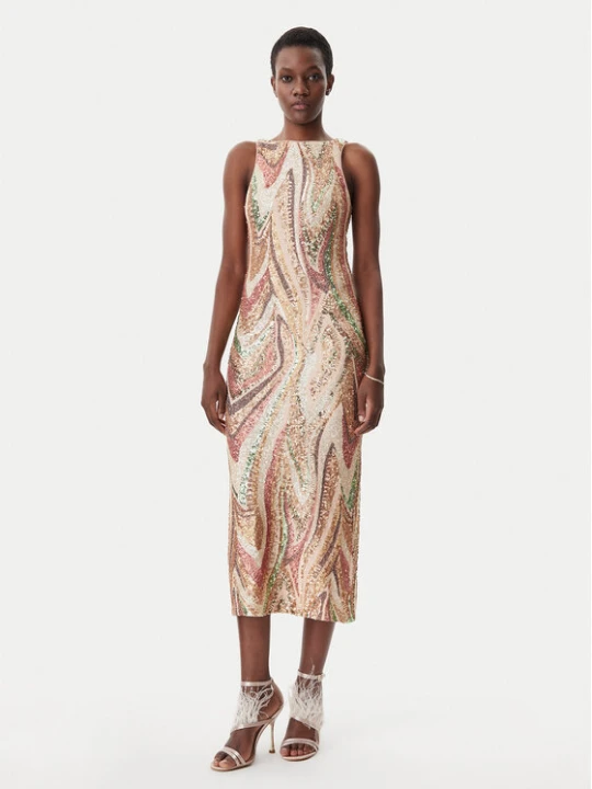 Zdjęcie produktu LOLA CASADEMUNT Sukienka koktajlowa MS2516006 Kolorowy Regular Fit