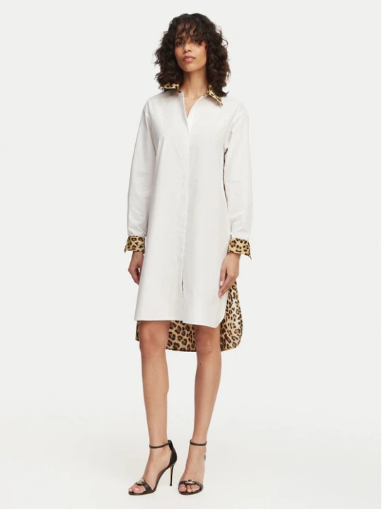 Zdjęcie produktu LOLA CASADEMUNT Sukienka koszulowa LS2615118 Écru Loose Fit Kremowy