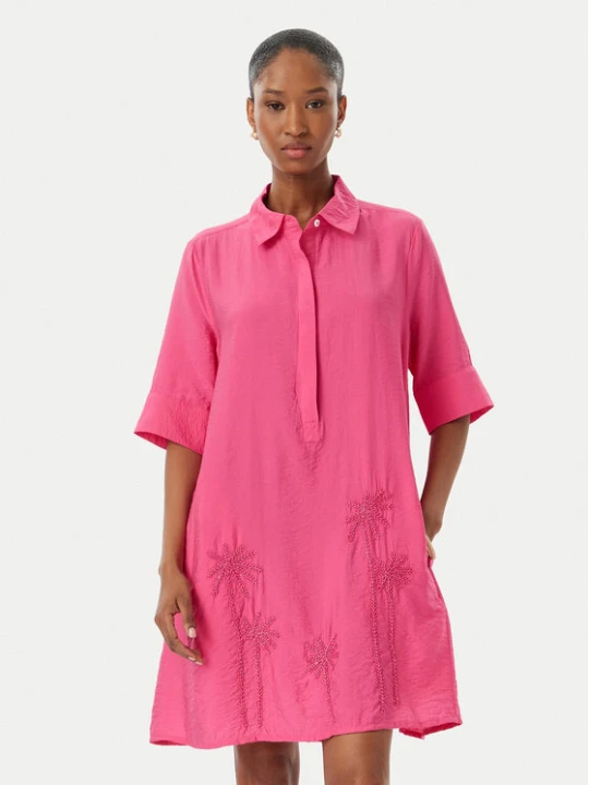 Zdjęcie produktu LOLA CASADEMUNT Sukienka koszulowa LS2616034 Różowy ciemny Relaxed Fit
