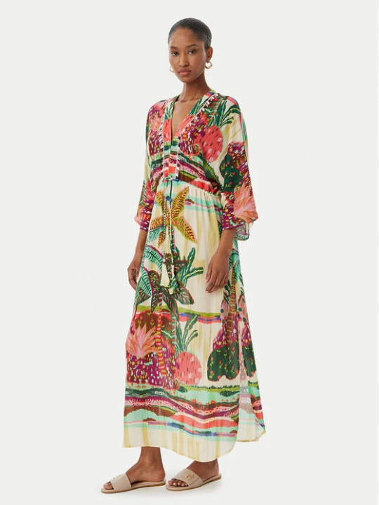 Zdjęcie produktu LOLA CASADEMUNT Sukienka letnia LS2616024 Kolorowy Relaxed Fit