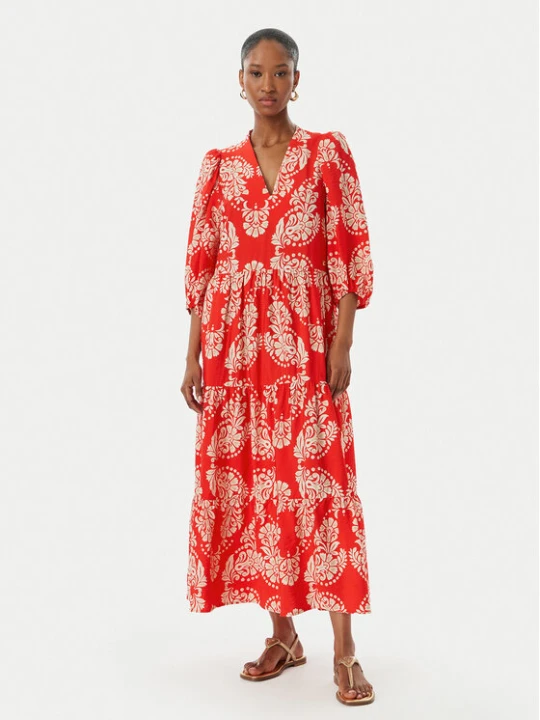 Zdjęcie produktu LOLA CASADEMUNT Sukienka letnia LS2616138 Czerwony jasny Regular Fit