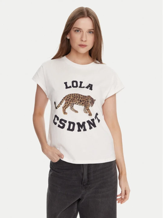 Zdjęcie produktu LOLA CASADEMUNT T-Shirt LF2515001 Biały Regular Fit