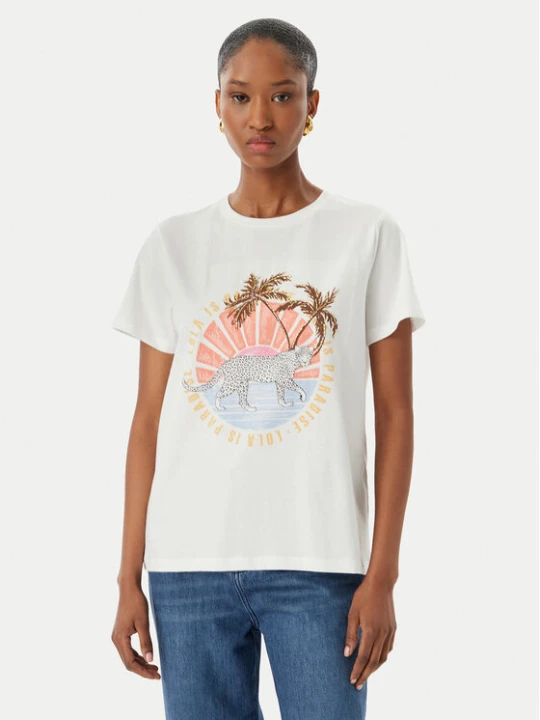 Zdjęcie produktu LOLA CASADEMUNT T-Shirt LS2615019 Biały Regular Fit