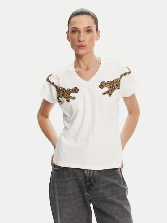 Zdjęcie produktu LOLA CASADEMUNT T-Shirt MS2515018 Biały Relaxed Fit