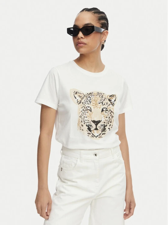 Zdjęcie produktu LOLA CASADEMUNT T-Shirt MS2615009 Biały Regular Fit